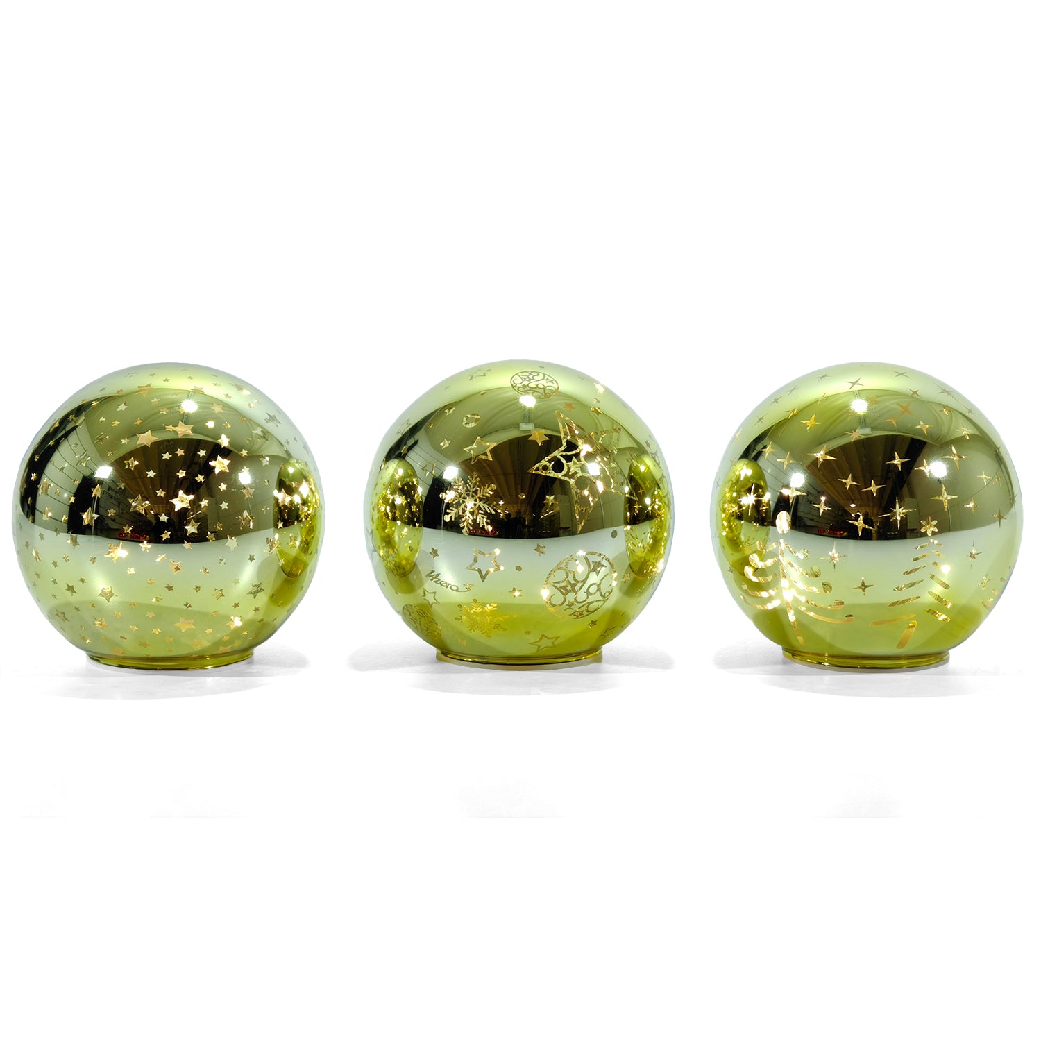 DICTROLUX - Sfera Luminosa LED in vetro Led Bianco Caldo diametro 15 cm